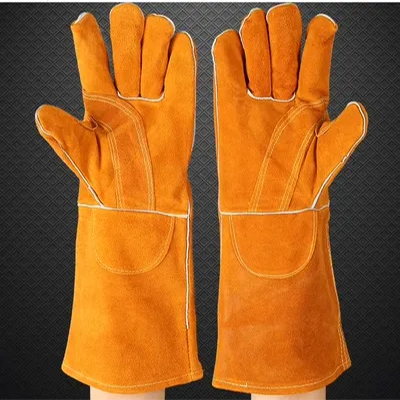 găng tay bảo hộ da bò nguyên miếng